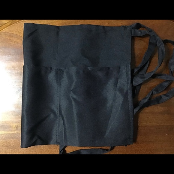 Waist Apron With Three Pockets Black - Picture 6 of 7